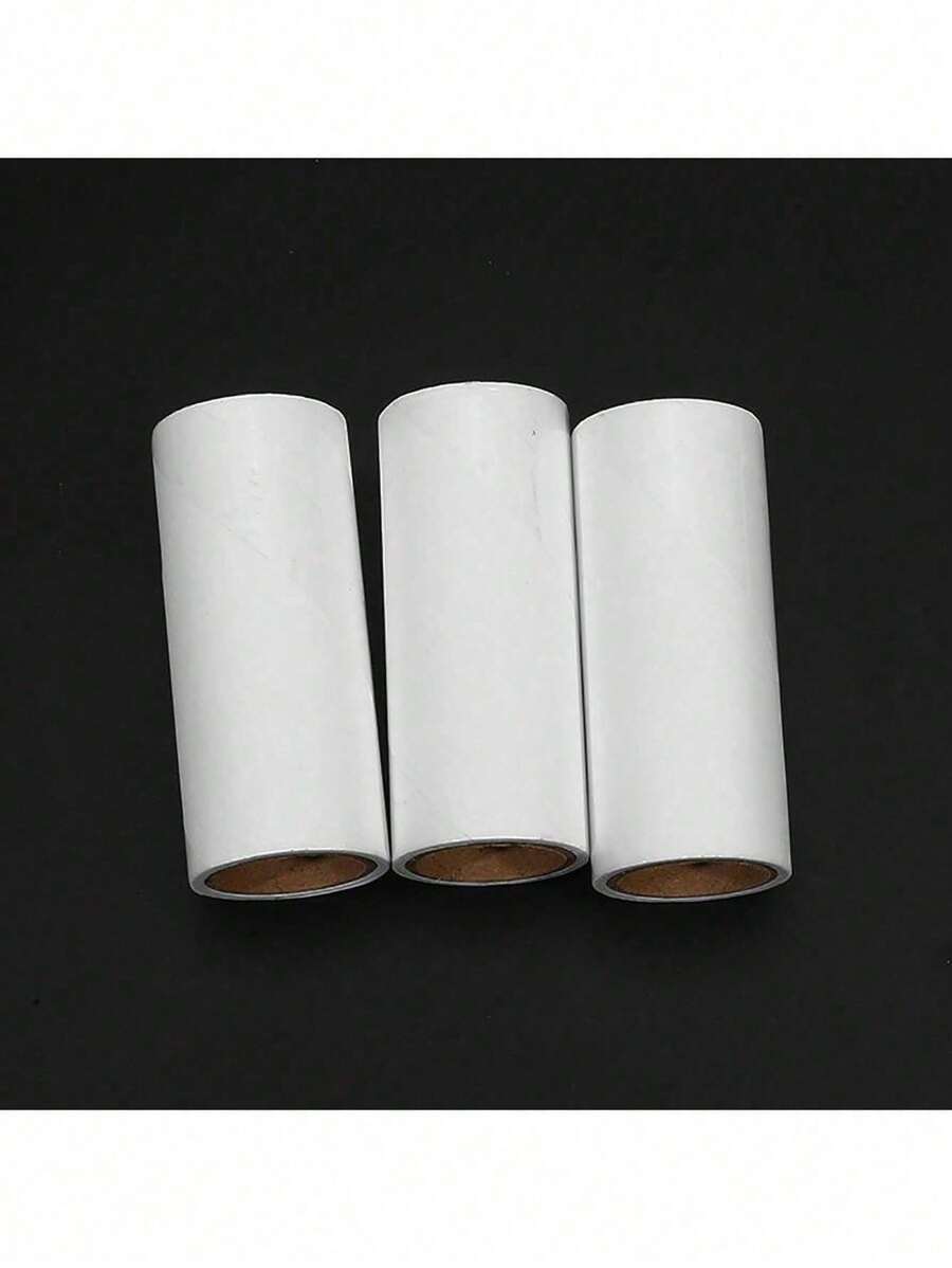 3件/包可刮擦粘纸清洁胶带粘纸宠物毛发去除滚筒可刮擦带滚筒配件