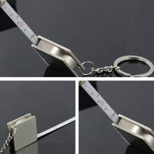 1 Meter/39 Inch Metal Tape Measure With Keychain, Festival Small Gift