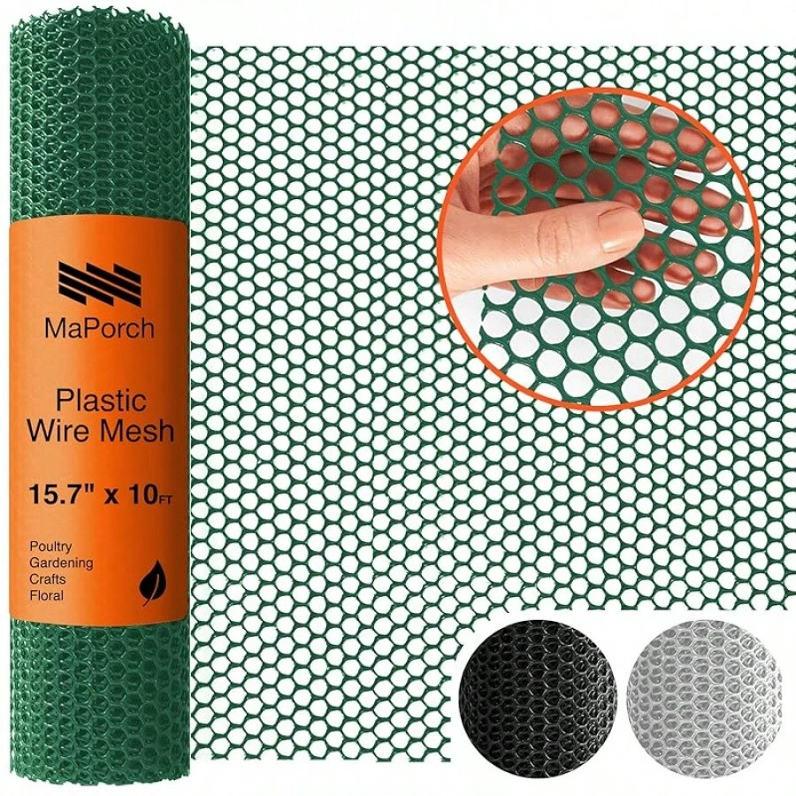 MaPorch Plastic Wire Mesh Fence - 15.7IN X 10FT Snake Barrier Roll For ...