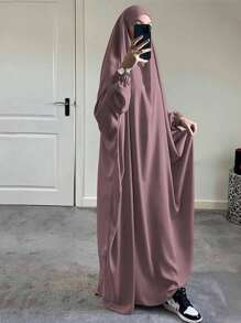 Muslim Fashion Woman Dress, Muslim Women Abaya Dubai Muslim Woman Abaya Robe, Extra Long Medina Headscarf, Fashion Hijab Dress For Women,Modest