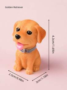 Mini Dog Plush Decorations Set, Realistic Detailed Small Dog Figurine, Cake Decoration Dog Decorations Set