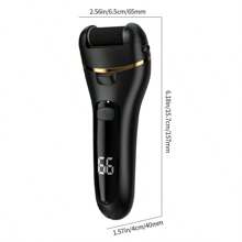 Elektryczna szlifierka do stóp - akumulatorowa, gruba, skórzana szlifierka do polerowania stóp, elektryczne urządzenie do usuwania zrogowaciałego naskórka stóp z regulowaną prędkością - uniwersalna, odpowiednia do stóp mężczyzn i kobiet, idealna do domowego pedicure i pielęgnacji stóp