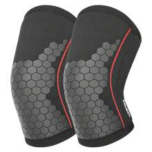 AOLIKES 1 Pair 7mm Neoprene Compression Knee Sleeves, Non-Slip Silicone Knee Support For Weightlifting, Squats, Fitness, Strength Training Gym Accessories Knee Support Sports Knee Pads Gym Knee Pads - Multicolor - View 19