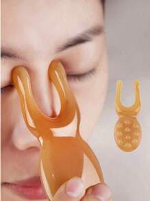 3 Stück Gesichtsmassage-Tools, Gesichtslifting, Nachahmung Lammhorn Schabeisen, Zugstange, spezifischer Harz-Meridian-Massagestab für das Gesicht, Schönheit, Hautpflege Produkte, Spa, Selbstpflege, Hautpflege-Tools, Gesichtspflege, Ästhetik-Zubehör, Massage, Gesichtsmassage-Tool, Gesichtsroller - Verschiedenfarbig - Übersicht 2