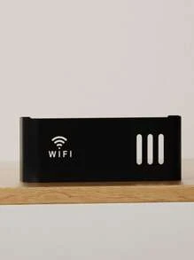 1pc Modern Minimalist Wall-Mount WiFi Router Storage Box, No-Drill Cable Box Organizer, Space-Saving Design, Suitable For Home And Office - Multicolor - View 10