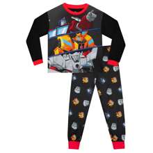 TRANSFORMERS Pyjamas | Bumblebee And Megatron Boys' Pyjama Set | Kids' PJs - Black - View 1