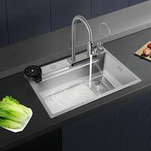 YUNRUX Kitchen Sinks - Silver - View 1