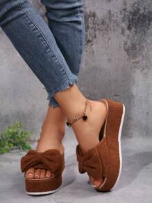 Sandalias de plataforma con suela gruesa para mujer, cómodas sandalias marrones para dama, zapatos con suela gruesa, sandalias de cuña de plataforma para mujer, se ajustan bien, zapatos de verano
