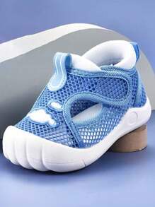 1 par de zapatos cómodos y antideslizantes para bebés de 1 a 4 años, diseño con fácil de poner, livianos y cómodos para uso en interiores/exteriores, aptos para primavera/verano