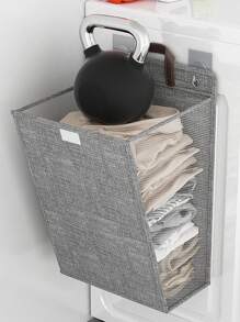 1/2 件壁挂式洗衣篮，可折叠家用脏衣服篮，适用于浴室、卧室、客厅和家庭清洁