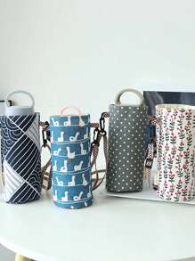 1 件保温瓶/杯托手提包，可调节肩带，便携式饮水杯保护套 - 彩色 - 查看 10