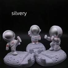 3pcs Creative Astronaut Mobile Desktop Stand, Astronaut Tablet Universal Support Stand, Pendant, Slouchy Movie Chaser Stand