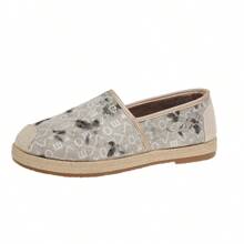 Lightweight, Comfortable, Versatile New Slip-On Women Shoes, Breathable, Color-Blocking, Flat Loafers