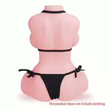 Torso Sex Doll, Male Sex Toy With Big Boobs And Ultra Soft Ass, Sexy Realistic 3D Textured Vaginal And Anal Tunnel Sex Dolls For Men, Male Masturbator Portable Sex Toy For Men(The Product Does Not Include Clothing)