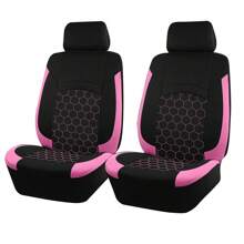 Car Seat Covers 2 Front Seats Pack Airbag Compatible Universal Seat Cushions Car Accessories New Football Quilted Design For Women - 均碼 - 查看 14