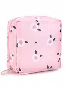 1pc New Cute Girl Feminine Hygiene Pad Storage Bag, Women/Girls Sanitary Napkin Holder Pouch, Portable Coin Purse - Multicolor - View 8