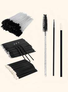 Eyelash Extension Kit Disposable Micro-Cleaning Swab Brush With Eyelash Brush Lip Brush Mascara Wand Applicator Eyelash Extension Kit Beauty Wand Kit Beauty & Personal Care150/300/450/600pcs
