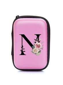 Pink EVA Material A-Z Letter Storage Bag, Travel Data Cable + USB Cable Storage Bag, Electronic Product Storage Box, Can Store Data Cables, Chargers, Earphones, Etc., Music Festival Earplug Storage Bag, Essential Travel Tech Accessories Storage Bag, Zipper Wallet-Style Storage Bag, Meeting Your Daily Storage Needs. Suitable For Travel, Work, School, Dorm Storage. - Multicolor - View 22