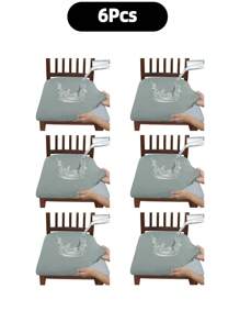 Super Elastic Chair Cushion Covers,Water-Resistant Chair Seat Cover,Dust-Proof & Dirt-Resistant,Suitable For Dining Chairs,Offices And Home Decor,Washable Protective Cover For Dust Prevention,Suit For Dining, Hotel,Home Benches,Universal Milk Silk Chair Seat Cover,Chair Covers For Dining Chairs,Dining Chair Covers,Dining Room Chair Covers,Seat Covers For Chairs,Kitchen Chair Covers,Dining Chair Seat Covers Set Of 1, 4, Or 6 - Monochrome - View 24