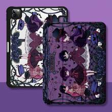 Voor iPad Pro 11 Inch Air 2024 iPad Air 5/4 10.9 10th 7/8 10.2 9.7 Inch Air3 10.5 Mini 6/5/4 Case Dark Academy Stijl Cover Met Penhouder