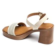 Summer Fashion Versatile Minimalist High Heel Sandals - Beige - View 6