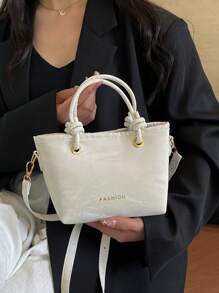 2025 Women's Glitter Material Bucket Handbag, Large Capacity Beach/Travel Shoulder/Crossbody Bag