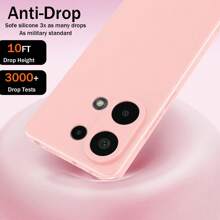 粉色手机软壳，兼容苹果 11/12/13/14/15 Pro Max、S22/23/24+ UA04/A05/A14/A15/A24/A25/A34/A54S、OPPO、vivo、Redmi Note 13 Pro/13C/A3、荣耀 70/90/X7/X8/X9/X6AB、Nova 3/4/5/6/7/8/9/10/11 SE，TPU 材质，全套保护后盖。 - 粉色 - 查看 3