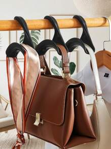 Gancho para bolsos de armario - Multifuncional, portátil, colgante, ahorrativo de espacio, gancho arqueado, estante de almacenamiento de bolsas sin costuras, para bolsos, bolsas de almacenamiento, mochilas, bolsos de hombro, carteras, corbatas, bufandas, bufandas y auriculares, para armario, sala de estar, pasillo, dormitorio, estantería, oficina, dormitorio - Multicolor - Ver 5