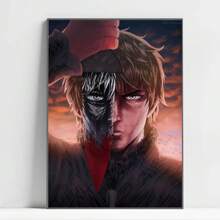 1 pièce Affiches murales sans cadre Vinland Saga Anime Manga, impressions et affiches premium, décoration vintage de salle, bar, café, décoration murale de la maison, impression artistique murale avec cadre en option