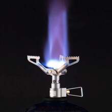 BRS Réchaud à gaz ultra-léger en alliage de titane pour le camping en extérieur, 25g, brûleur de pique-nique ultra-léger, mini-réchaud de poche intégré, convient pour la randonnée et le trekking en extérieur, réchaud de cuisson portable pliable
