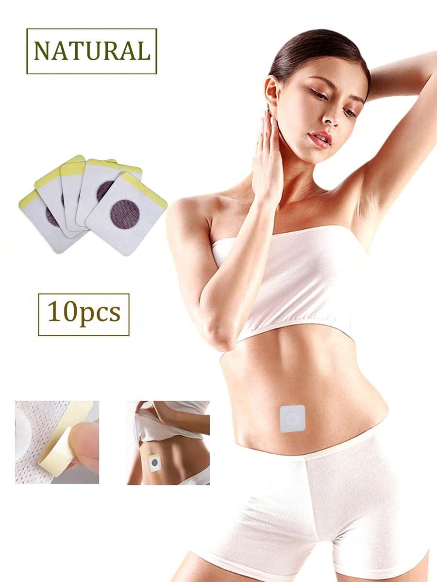 10片/包 白色肚脐护理贴 懒人适用中药贴 中药身体清洁贴 - 10pcs - 查看 1