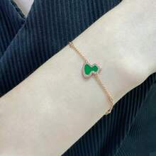 Women's Three Gourd Bracelet 18k Plated Pendant Clavicle Chain