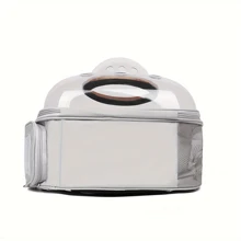 Airline-Approved Pet Carrier Backpack For Small Dogs & Cats Up To 12 Lbs - PC Acrylic Transparent Design, Ventilated Temperature-Resistant - TSA Compliant Travel Hiking Camping Vet Visits - Lightweight Portable Pet Carrier With Adjustable Straps & Safety Lock, Escape-Proof Hands-Free Pet Backpack Carrier For Airplane Car Carriers, Ideal Pet Travel Accessories Gift For Dog Cat Owners By IISVGE