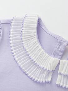 Balabala Girls' Puff-Sleeve Short-Sleeve T-Shirt, Sweet & - Pink Purple - View 4