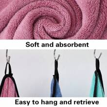 8pcs/4pcs/1pc Sports Towel, Fitness Towel, Club Towel, Convenient And Durable, Sweat-Absorbent And Quick-Drying, Hook Design, Machine Washable, Suitable For Sports Sweat Wiping, Gym, Running, Yoga And Outdoor Activities - Multicolor - View 7