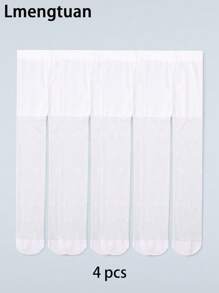 4 piezas de pantimedia fina estampada con mariposas para niños, antideslizante, nueva llegada para primavera/verano