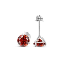 三爪闪亮莫桑石设计耳钉 925 纯银首饰 可爱简约风格日常佩戴配饰