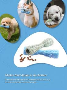 1 Stück Neues Haustier Kauspielzeug Tpr Hundebürste Zahnreinigungsstab, Unzerstörbar & Bissfest - Verschiedenfarbig - Übersicht 8