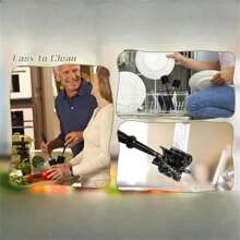 1pc, Máy băm thịt, Máy thái thịt, Máy nghiền chịu nhiệt Thích hợp cho Máy xay thịt bò xay Hamburger Máy nghiền thịt chất lượng cao để chế biến các loại thịt như thịt bò, thịt gà tây, v.v. - Nhiều màu - Xem 6