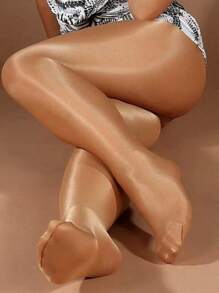 1 quần tất bóng Aurora 20D dành cho nữ, quần tất kiểm soát năng lượng tuyệt đối của Leggs, kích thước phù hợp cho 40kg-70kg, tất lót màu nude gợi cảm của ngựa dành cho nữ, tất định hình, cho hộp đêm, trang phục hàng ngày, váy, quần short, tiệc tùng, mua sắm, kỳ nghỉ, đồ dùng thiết yếu cho kỳ nghỉ ở bãi biển - Nhiều màu - Xem 5