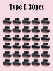 12/20/30pcs Small Cute And Fashionable Hair Clip, Suitable For Daily Use Hair Claws Claw Clips Hair Clips Hair Jaw Clip Hair Clamps Hair Clutch Hair Catcher Clip, School Stuff, College Fall Winter Hair Accessories For Women For Vacation Outfits Woman