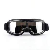 Motorcycle Goggles, Retro Goggles, Motorcycle Goggles, Riding Goggles, Retro WWII Goggles, Outdoor Sports Windproof Goggles, Off-Road Goggles, 1 Pair - Multicolor - View 12