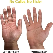 2pcs Silicone Fitness Grips, Rubber Non-Slip Exercise Grips, Palm Protection Wrist Guards, Design, Comfortable Grip, Suitable For Gym Training And Exercise, Weightlifting, Deadlift, Bar Pad Pull-Up Grips