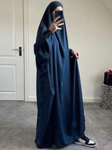 Muslim Fashion Woman Dress, Muslim Women Abaya Dubai Muslim Woman Abaya Robe, Extra Long Medina Headscarf, Fashion Hijab Dress For Women,Modest