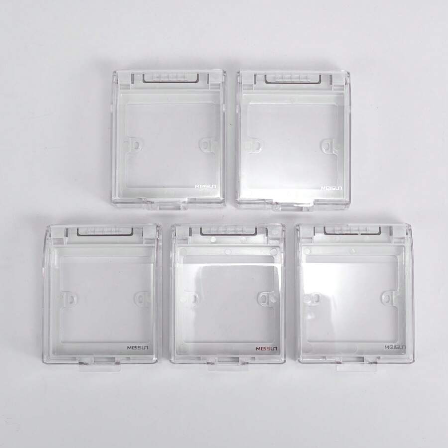 86型防水盒开关插座防溅盒86型连体粘贴式浴霸防漏热水器凸起防水防尘防油超强防水开合度：120°