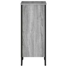 vidaXL Libreria Grigio Sonoma 50x31x74,5 cm in Legno Multistrato