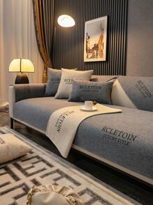 1 件波西米亚风格沙发套 - 优质涤纶,防滑、防污、适合宠物,适用于办公室、卧室、客厅、扶手椅至 3 座沙发,四季皆宜,可机洗。 - 灰色 - 查看 8