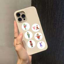 500pcs Nutcracker Sticker, 1-Inch Self-Adhesive Paper Seals, Used To Design Series Stickers, For Gift Flowers, Dessert Gifts, DIY Decorative Boxes, And Packaging Labels. - Multicolor - View 6