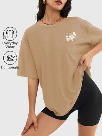 Speed mate [春夏] 休闲女款蜘蛛印花半袖短款上衣T恤，夏季