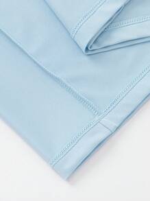 Balabala Tween Boys' Quick-Dry Two Pieces Sport Set, Breathable & Lightweight - Ice Blue - View 5